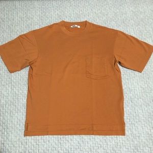 Uniqlo U Oversized T shirt: XS / Orange